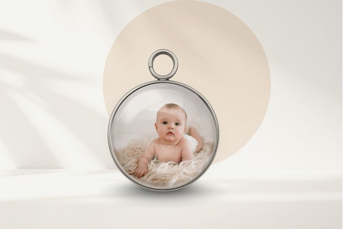 fényképes medál – személyre szabott üveglencsés cabochon ékszer 2