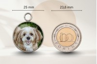 fényképes medál – személyre szabott üveglencsés cabochon ékszer 3