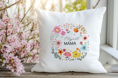 Személyre szabható anyák napi párna – 40 x 40 cm