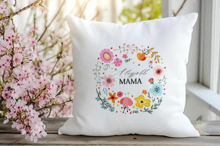 személyre szabható anyák napi párna – 40 x 40 cm 2