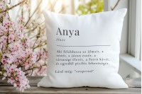 személyre szabható anyák napi párna – 40 x 40 cm 5