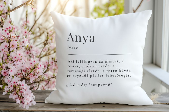 humoros anyák napi párna – 40 x 40 cm 2