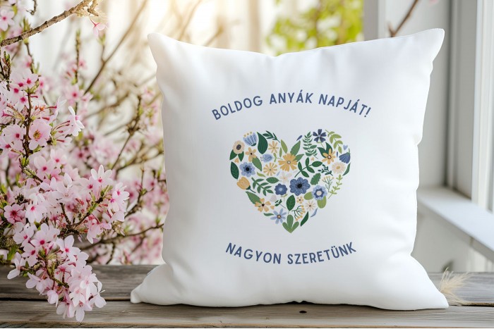 személyre szabható anyák napi párna – 40 x 40 cm 2