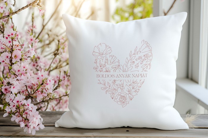 személyre szabható anyák napi párna – 40 x 40 cm 2