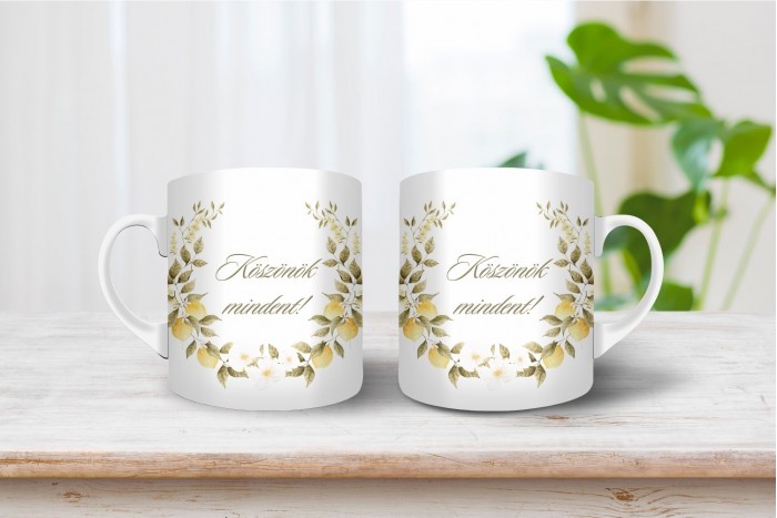 köszönök mindent - anyák napi bögre 2