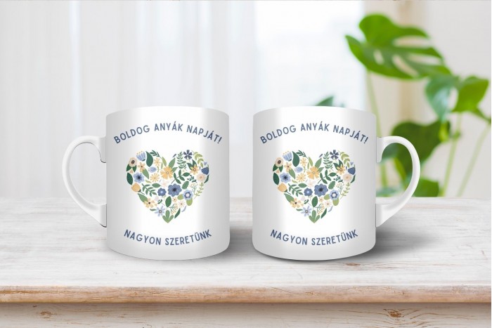boldog anyák napját bögre - személyre szabható anyák napi bögre 2