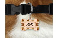 őszi mintás biléta kutyáknak - csont 3