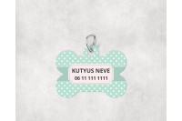 pasztell pöttyös biléta kutyáknak - csont 7