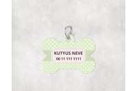 pasztell pöttyös biléta kutyáknak - csont 8