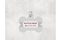 pasztell pöttyös biléta kutyáknak - csont 12