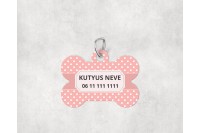 pasztell pöttyös biléta kutyáknak - csont 10