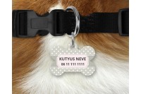 pasztell pöttyös biléta kutyáknak - csont 3