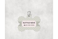 pasztell pöttyös biléta kutyáknak - csont 12