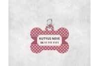 pasztell pöttyös biléta kutyáknak - csont 16