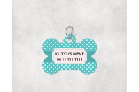 pasztell pöttyös biléta kutyáknak - csont 18