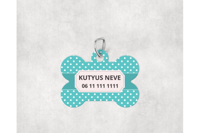 pasztell pöttyös biléta kutyáknak - csont 2