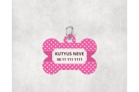 pasztell pöttyös biléta kutyáknak - csont 4