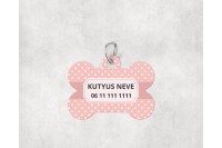 pasztell pöttyös biléta kutyáknak - csont 5