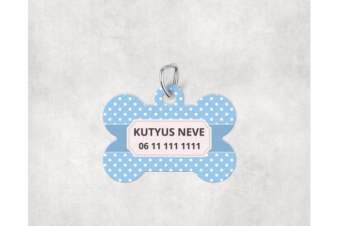 pasztell pöttyös biléta kutyáknak - csont 2