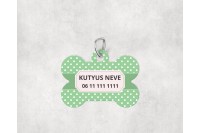 pasztell pöttyös biléta kutyáknak - csont 7