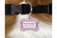 pasztell pöttyös biléta kutyáknak - csont 3