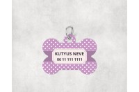 pasztell pöttyös biléta kutyáknak - csont 17