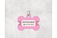 pasztell pöttyös biléta kutyáknak - csont 19