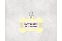 pasztell pöttyös biléta kutyáknak - csont 21