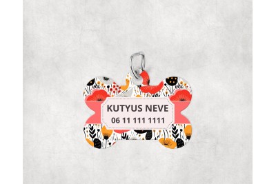 Pipacsos biléta kutyáknak - csont