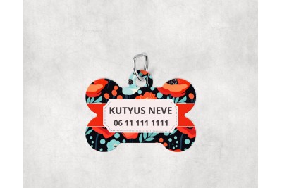 Pipacsos biléta kutyáknak - csont