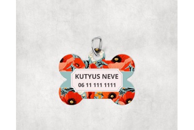 Pipacsos biléta kutyáknak - csont