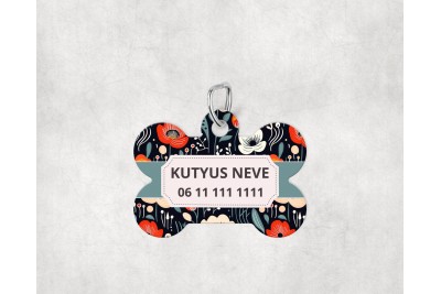 Pipacsos biléta kutyáknak - csont