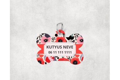 Pipacsos biléta kutyáknak - csont