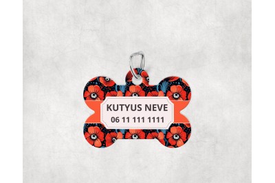 Pipacsos biléta kutyáknak - csont