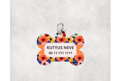 Pipacsos biléta kutyáknak - csont