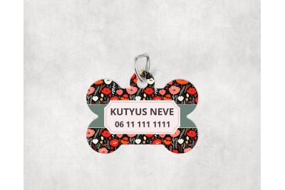 Pipacsos biléta kutyáknak - csont