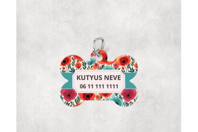 Pipacsos biléta kutyáknak - csont