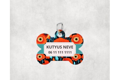 Pipacsos biléta kutyáknak - csont