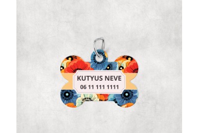 Pipacsos biléta kutyáknak - csont