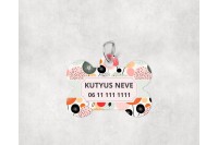 pipacsos biléta kutyáknak - csont 18