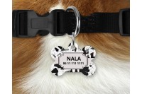 terrazzo mintás biléta kutyáknak - csont 3