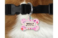 terrazzo mintás biléta kutyáknak - csont 3