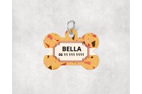 terrazzo mintás biléta kutyáknak - csont 8