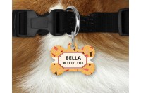 terrazzo mintás biléta kutyáknak - csont 3