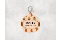 őszi mintás biléta kutyáknak - kör 6