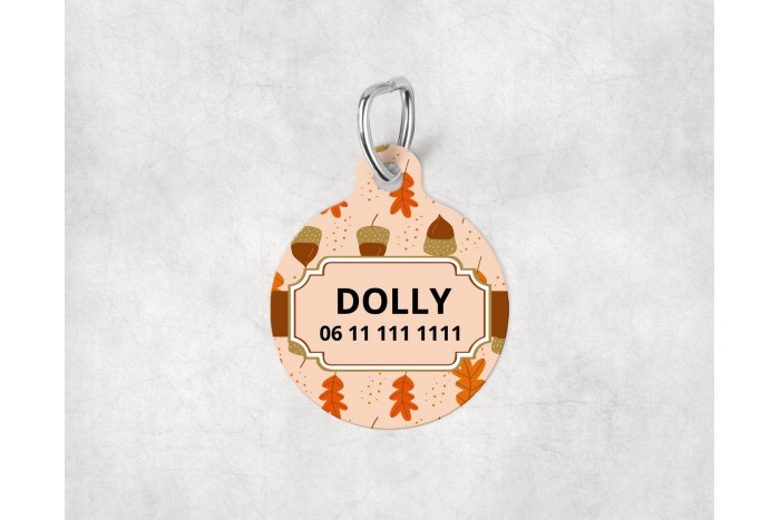 őszi mintás biléta kutyáknak - kör 2