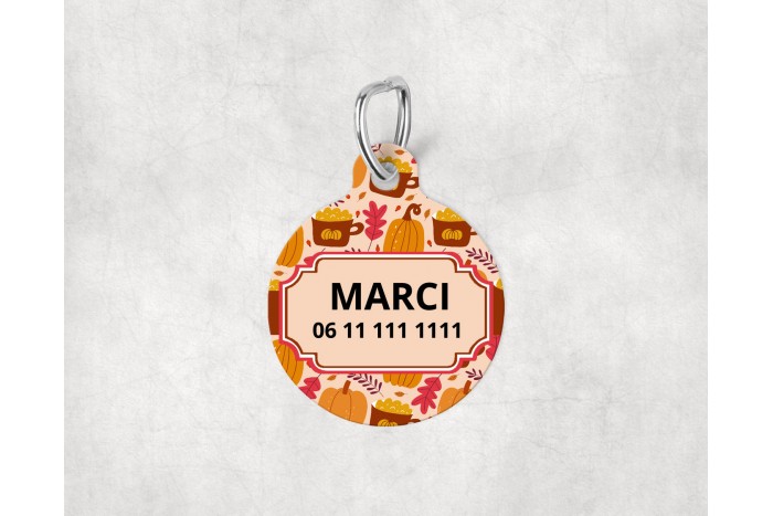 őszi mintás biléta kutyáknak - kör 2