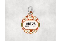 őszi mintás biléta kutyáknak - kör 3