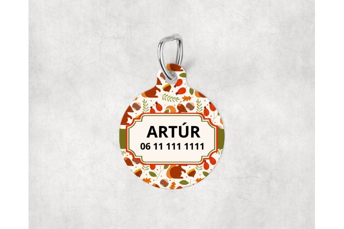 őszi mintás biléta kutyáknak - kör 2