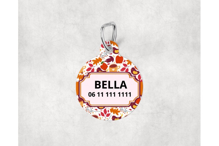 őszi mintás biléta kutyáknak - kör 2